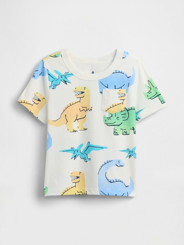 GAP Бебешка тениска с джобче Mix & Match GAP