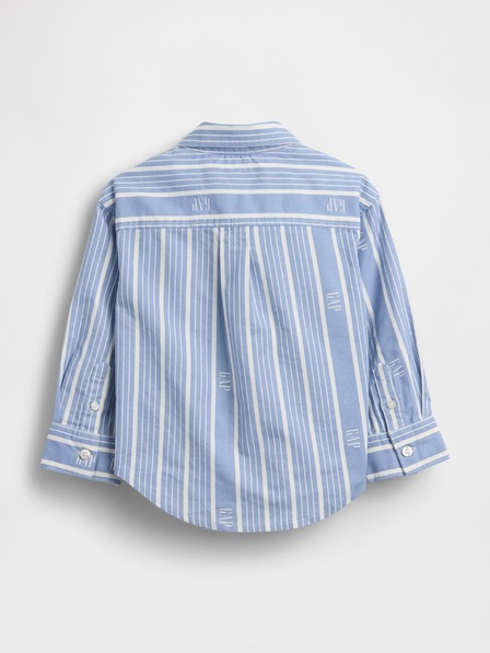 GAP Бебешка oversize риза с лого Oxford Big Shirt GAP