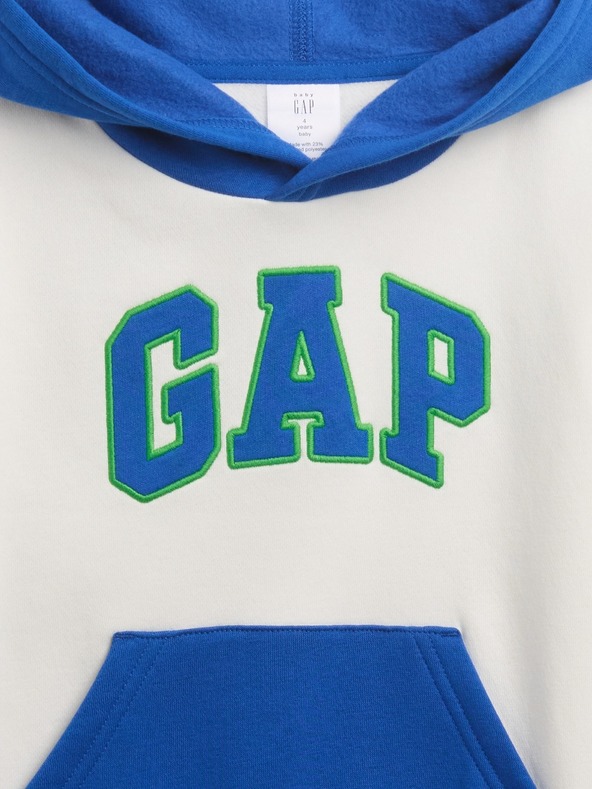 GAP Бебешки суитшърт с логото на GAP