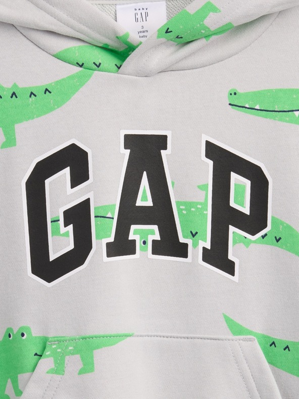 GAP Бебешки суитшърт с логото на GAP