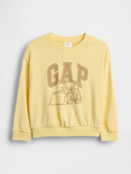 GAP Бебешки суитшърт с логото на GAP
