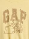 GAP Бебешки суитшърт с логото на GAP