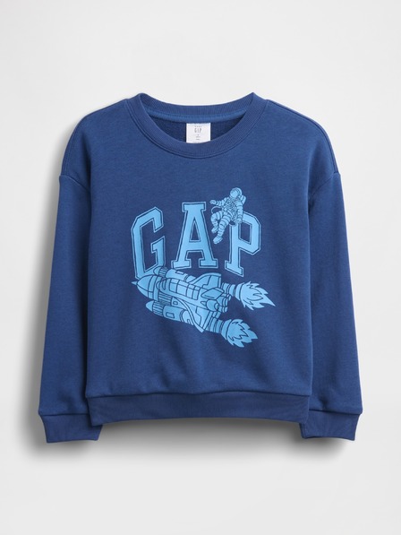 GAP Бебешки суитшърт с логото на GAP