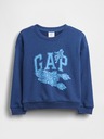 GAP Бебешки суитшърт с логото на GAP