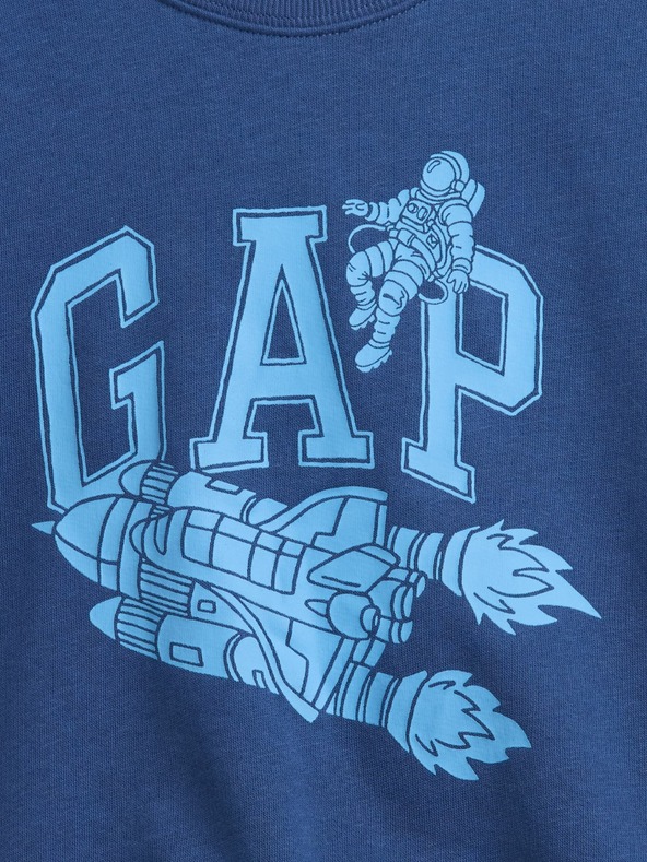 GAP Бебешки суитшърт с логото на GAP