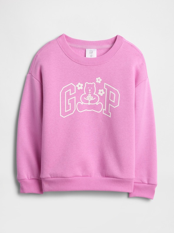 GAP Бебешки суитшърт с логото на GAP