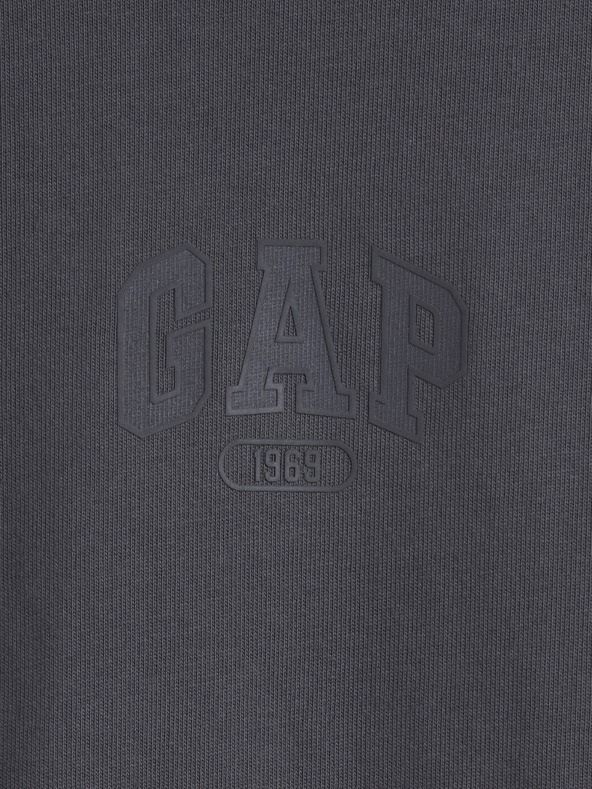 GAP Скъсена тежка тениска с лого 1969 GAP