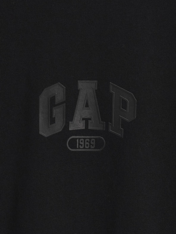 GAP Скъсена тежка тениска с лого 1969 GAP