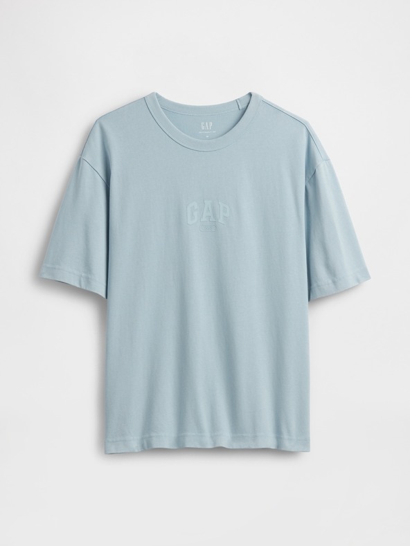 GAP Скъсена тежка тениска с лого 1969 GAP