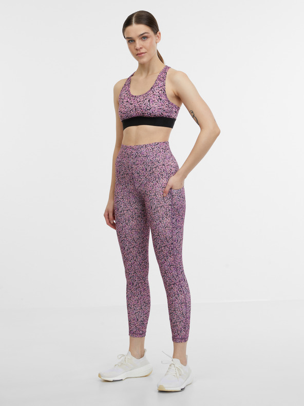 Orsay Светло лилав дамски спортен сутиен с десенORSAY