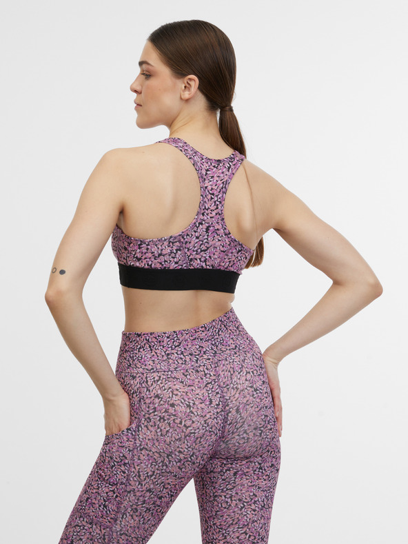 Orsay Светло лилав дамски спортен сутиен с десенORSAY