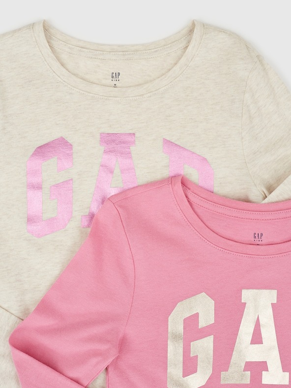 GAP Детска тениска с лого, 2 броя GAP