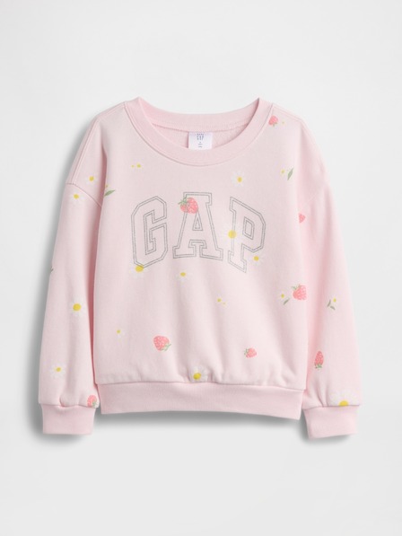 GAP Бебешки суитшърт с логото на GAP