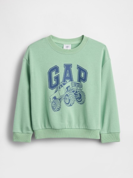 GAP Бебешки суитшърт с логото на GAP