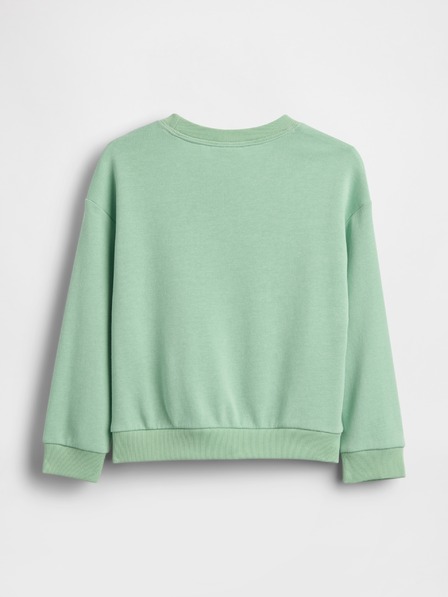 GAP Бебешки суитшърт с логото на GAP