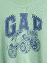 GAP Бебешки суитшърт с логото на GAP