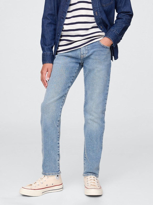 GAP Детски slim дънки с висока талия GAP