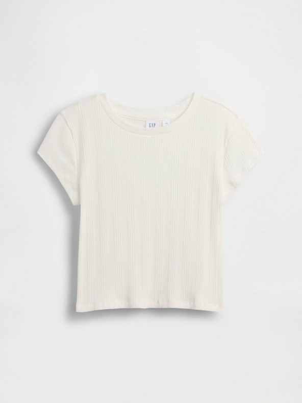 GAP Бебешка тениска с ребра GAP