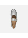 Geox Сребристи дамски балеринки Geox New Palmaria