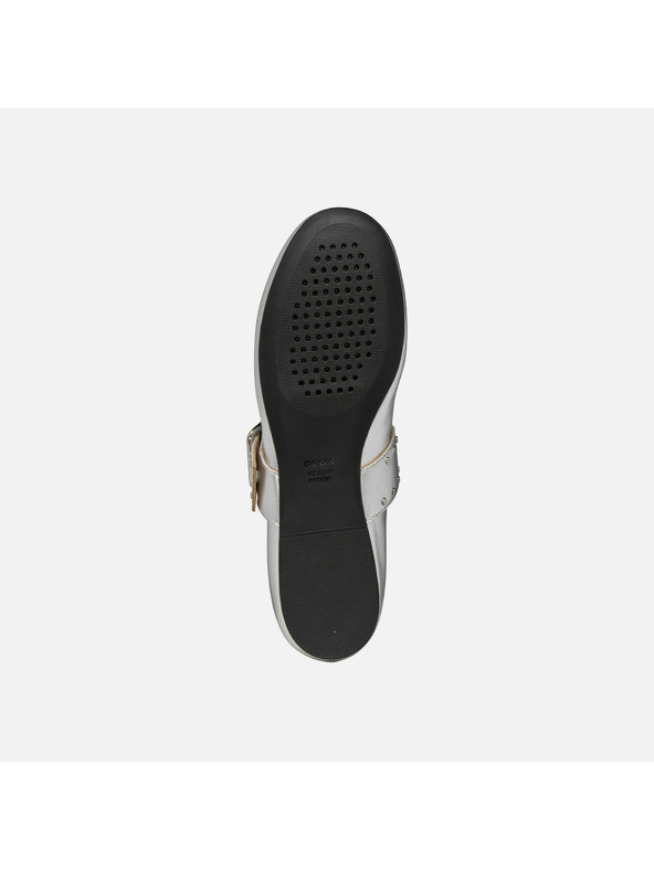 Geox Сребристи дамски балеринки Geox New Palmaria
