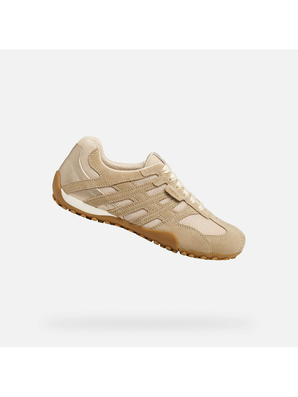 Geox Бежови дамски маратонки Geox Snake Original