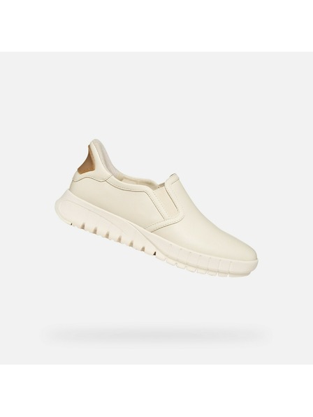 Geox Кремави дамски маратонки Geox Flextride Plus Fast in