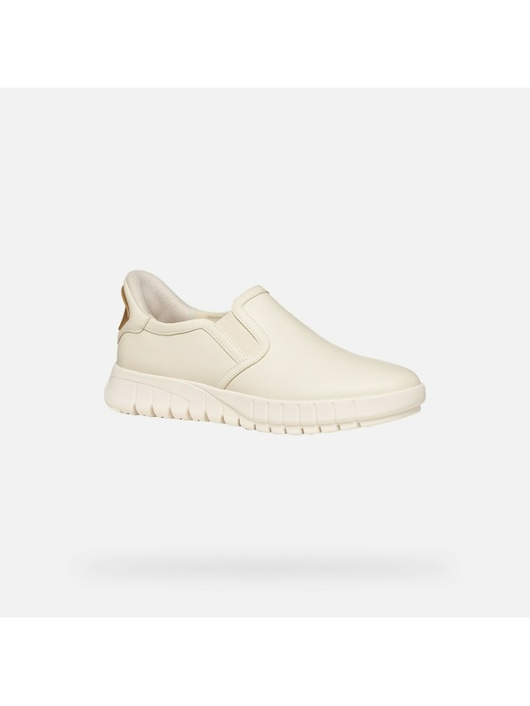 Geox Кремави дамски маратонки Geox Flextride Plus Fast in