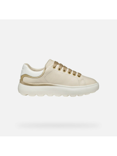 Geox Кремави дамски маратонки Geox Spherica EC4.1