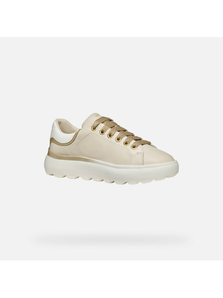 Geox Кремави дамски маратонки Geox Spherica EC4.1