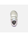 Geox Сребристи момичешки светещи маратонки Geox Lightyloo