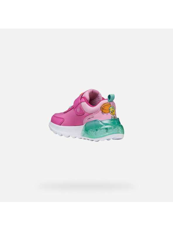 Geox Розови момичешки светещи маратонки Geox Activart Illuminus