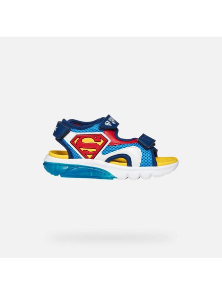 Geox Светлосини момчешки светещи сандали Geox Ciberdron