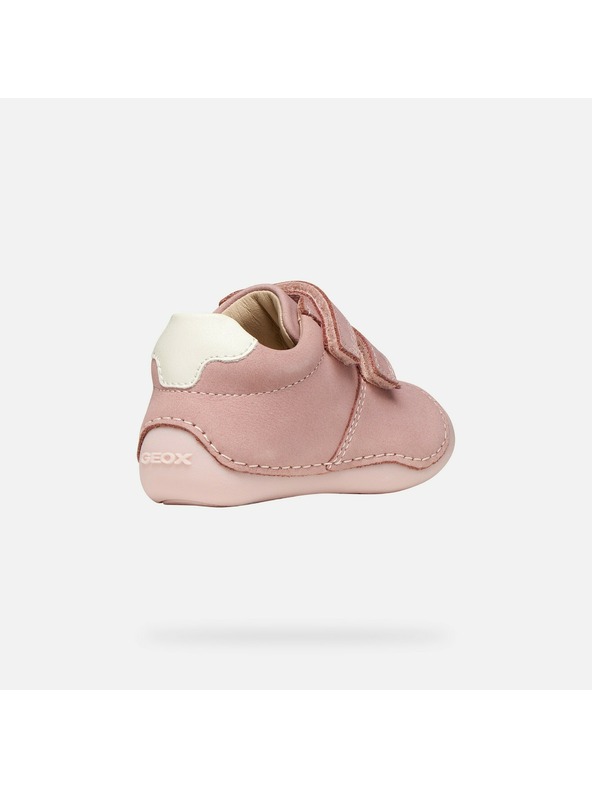 Geox Старорозови момичешки barefoot обувки за първи стъпки Geox Tutim