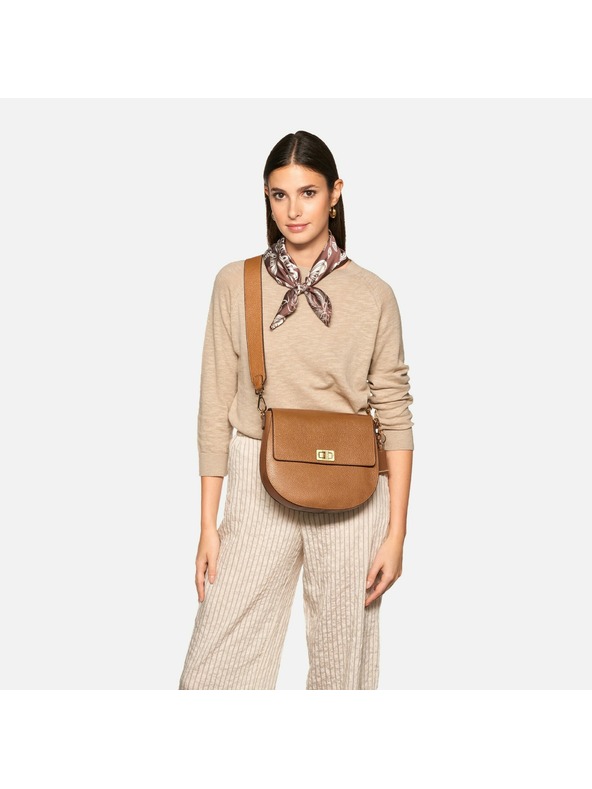 Geox Светлокафява дамска чанта Geox Flavie