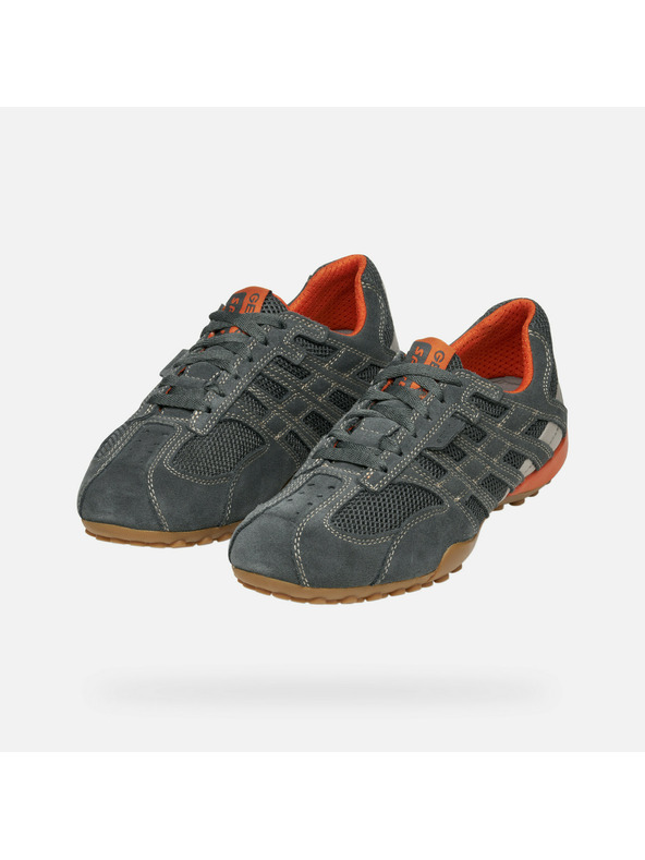 Geox Сиви мъжки маратонки Geox Snake Original