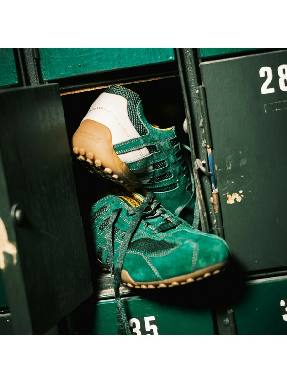 Geox Зелени мъжки маратонки Geox Snake Original