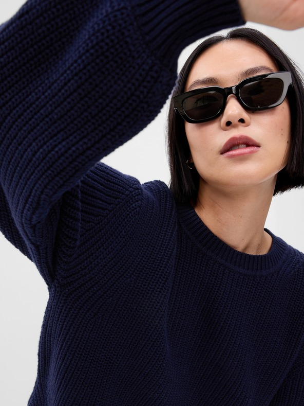 GAP Плетен къс пуловер GAP