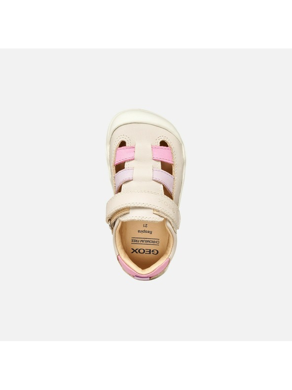 Geox Розови момичешки barefoot маратонки Geox Steppieup