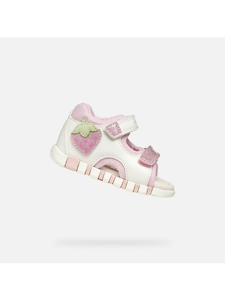 Geox Бели момичешки сандали за първи стъпки Geox Sandal Iupidoo