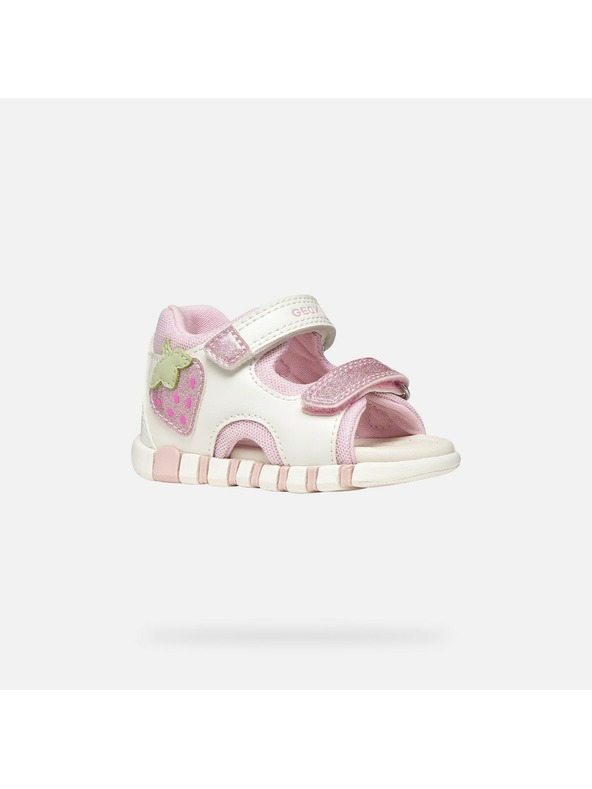 Geox Бели момичешки сандали за първи стъпки Geox Sandal Iupidoo