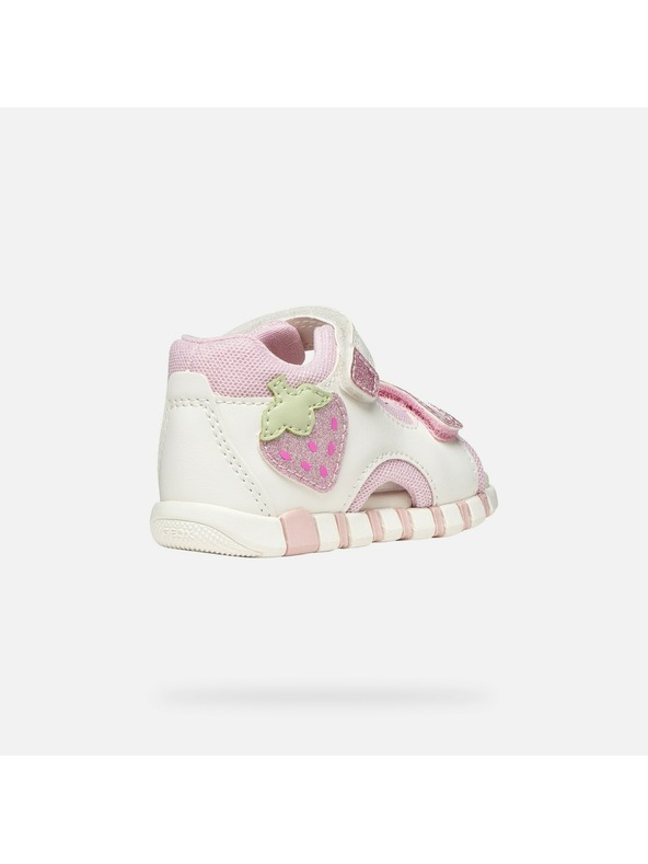 Geox Бели момичешки сандали за първи стъпки Geox Sandal Iupidoo