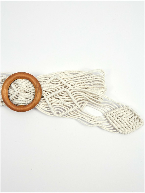 Orsay Бял дамски колан ORSAY