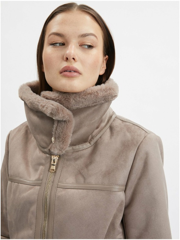 Orsay Кафяво дамско яке от велур ORSAY