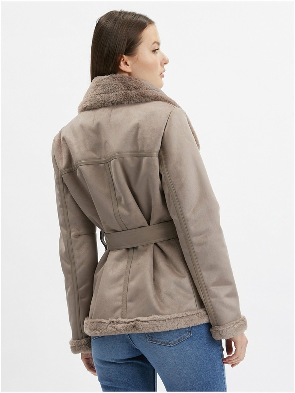 Orsay Кафяво дамско яке от велур ORSAY