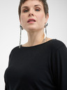 Orsay Черна дамска тениска с дълъг ръкав ORSAY