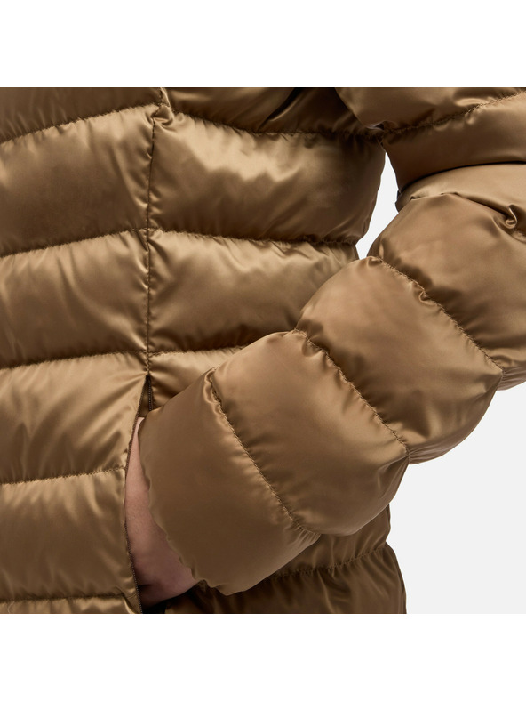 Geox Светлокафяв дамски пухен джакет Geox Zosma
