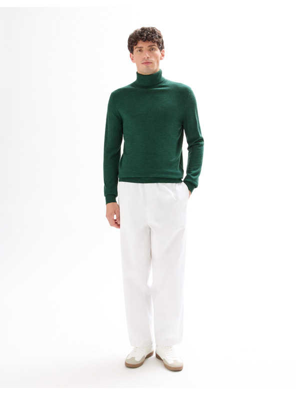 Celio Вълнен пуловер с висока яка Menos мерино