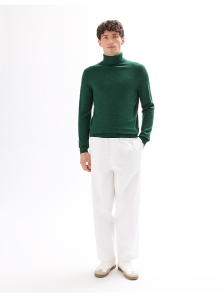 Celio Вълнен пуловер с висока яка Menos мерино