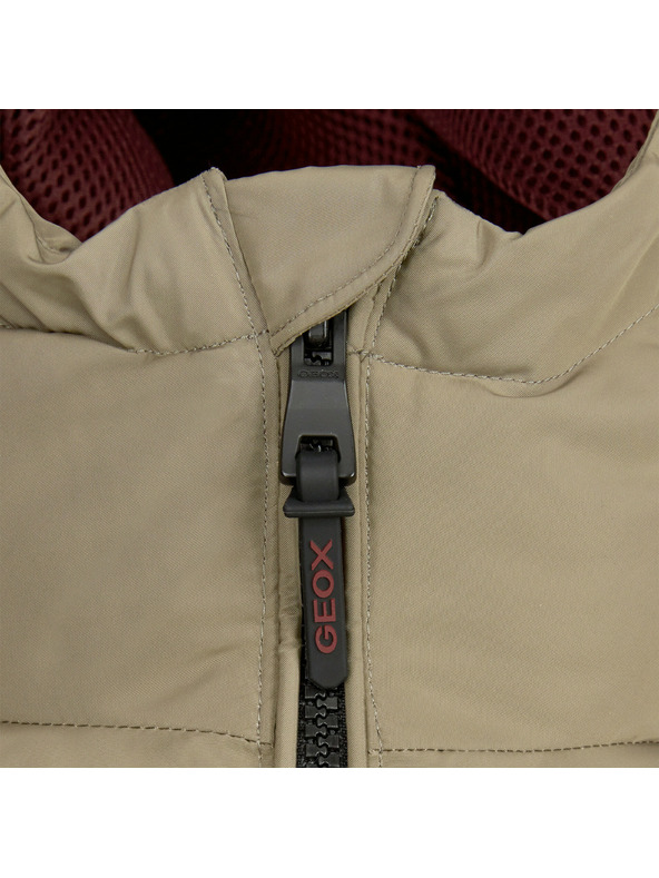 Geox Бежов мъжки пухен джакет Geox Snake
