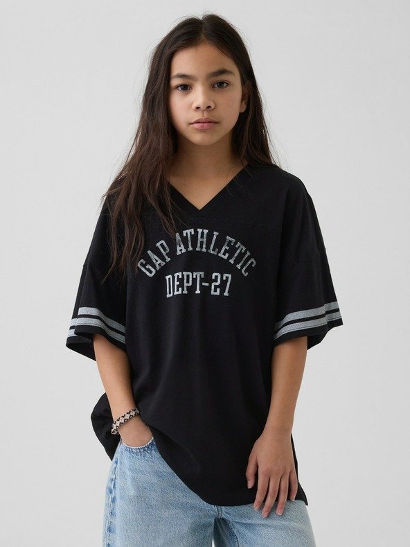 GAP Детска oversize тениска с лого Gap Athletic GAP
